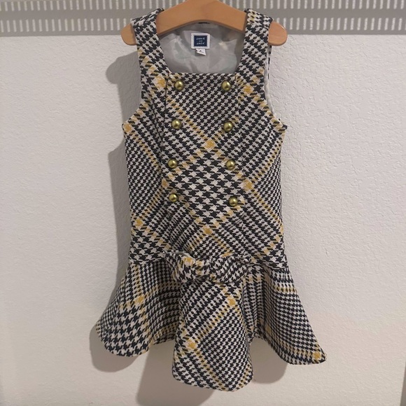 Janie and Jack Houndstooth Pattern Jumper - Picture 1 of 9